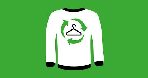 Recycling logo jumper