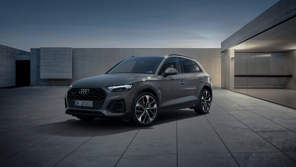 Grey Audi Q5 Parked