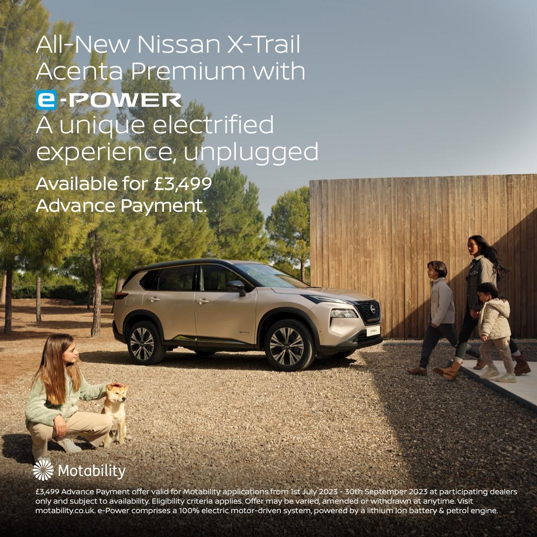 nissan x trail motability 2023