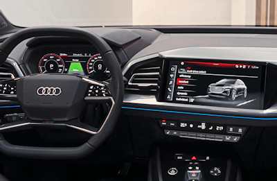 Audi Q4 etron dashboard