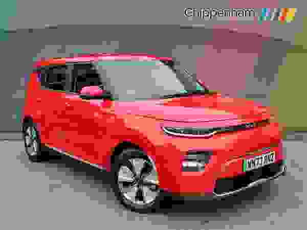 Used 2023 KIA SOUL 100kW Urban 39kWh 5dr Auto Premium one tone metallic paint - Inferno red at Chippenham Motor Company