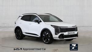 Used 2025 Kia Sportage 1.6 T GDi 207 HEV GT-Line 5dr Auto Fusion White