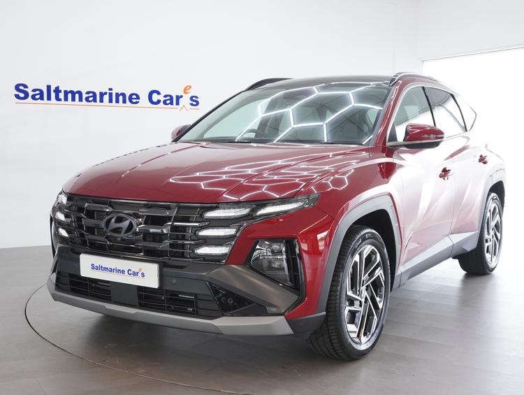 Used 2025 Hyundai TUCSON 1.6 T-GDi Ultimate SUV 5dr Petrol Hybrid Auto Euro 6 (s/s) (215 ps) Ultimate Red at #sitename#