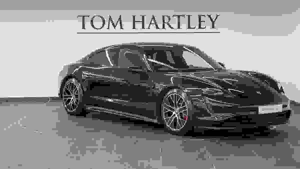 Used 2020 Porsche TAYCAN 4S (79KWH) VAT Qualifying BLACK at Tom Hartley