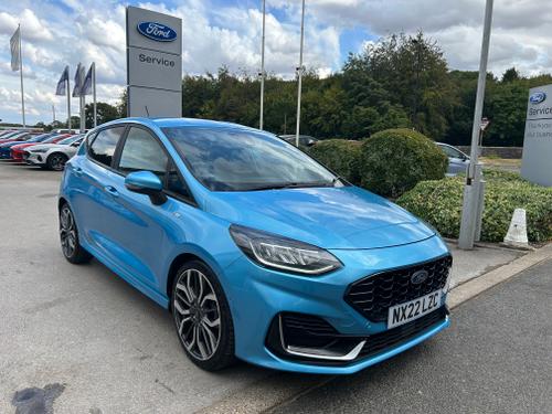 Used 2022 Ford Fiesta 1.0 MHEV ST-LINE VIGNALE 155PS MILD HYBRID VERY LOW MILEAGE BOUNDLESS BLUE at Lawtons of Tadcaster