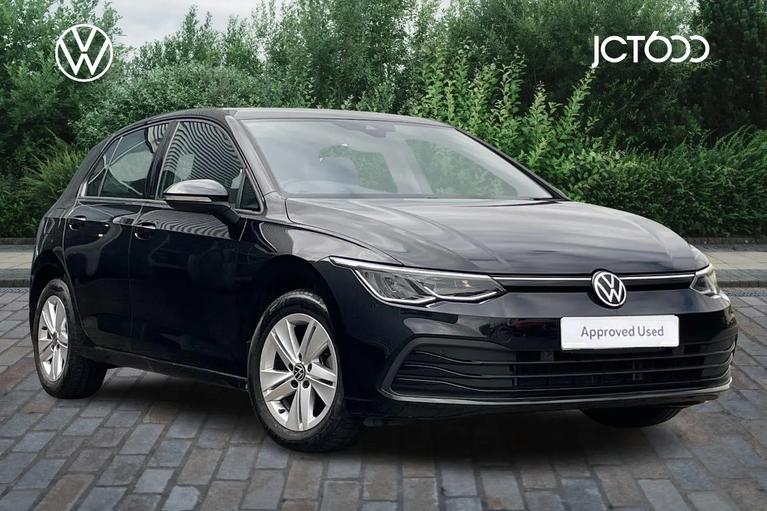 Used 2021 VOLKSWAGEN Golf 1.5 TSI Life Hatchback 5dr Petrol Manual Euro 6 (s/s) (150 ps) Black at JCT600