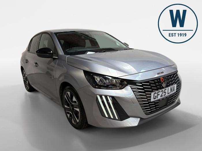 Used 2025 Peugeot 208 1.2 PureTech Allure Hatchback 5dr Petrol Manual Euro 6 (s/s) (100 ps) Grey at Windsors of Wallasey