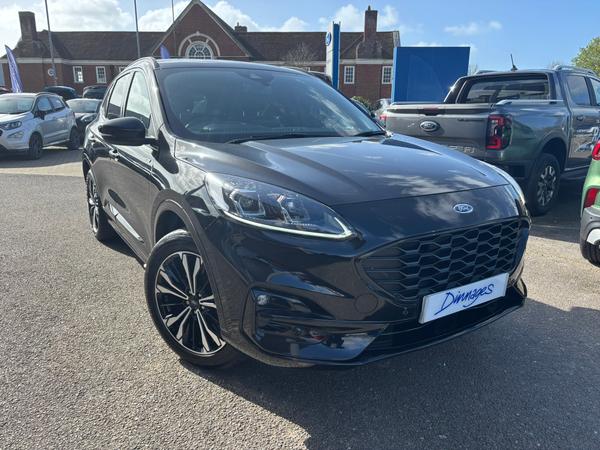Used 2022 Ford Kuga 2.5 Duratec 14.4kWh ST-Line X Edition SUV 5dr Petrol Plug-in Hybrid CVT Euro 6 (s/s) (225 ps) Agate Black at Dinnages