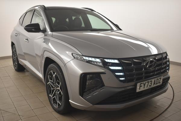 Used 2023 Hyundai TUCSON 1.6 TGDi Plug-in Hybrid N Line S 5dr 4WD Auto Silver at SERE Motors