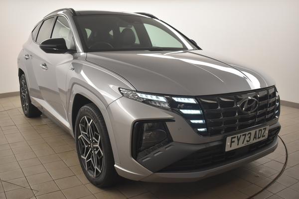 Used 2023 Hyundai TUCSON 1.6 TGDi Plug-in Hybrid N Line S 5dr 4WD Auto Silver at SERE Motors