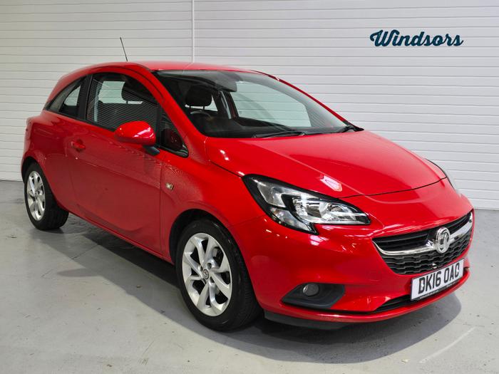 Used 2016 Vauxhall CORSA ENERGY AC ECOFLEX RED at Windsors of Wallasey