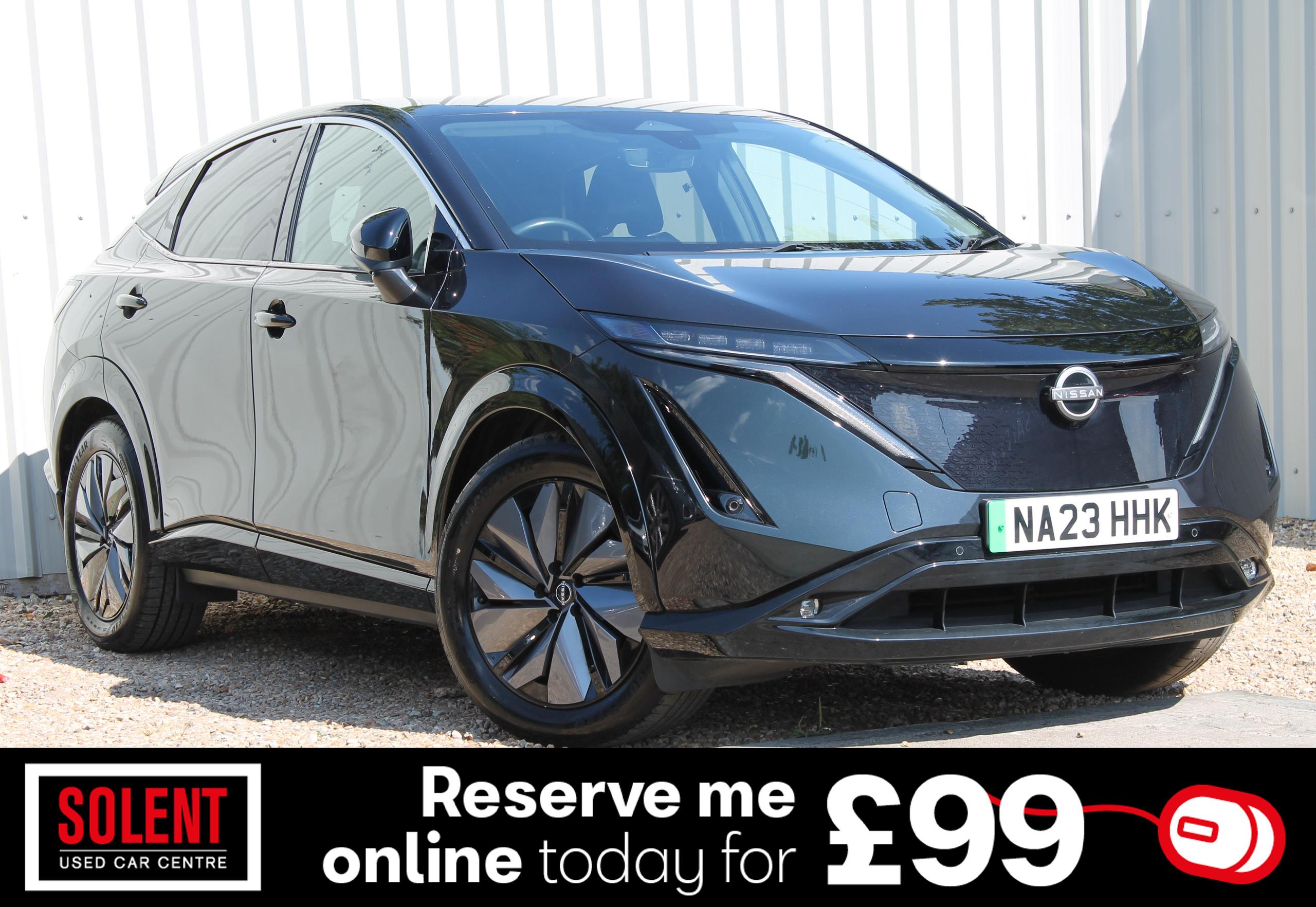 NISSAN ARIYA 63KWH ADVANCE ELECTRIC SAT NAV PRICE 17,250 MONTHLY 172.53 FUEL TYPE ELECTRIC...