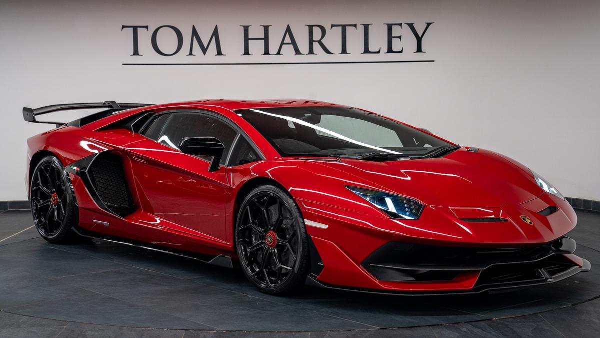 Used 2019 LAMBORGHINI Aventador LP770-4 SVJ 1 Owner Rosso Bia Metallic at Tom Hartley