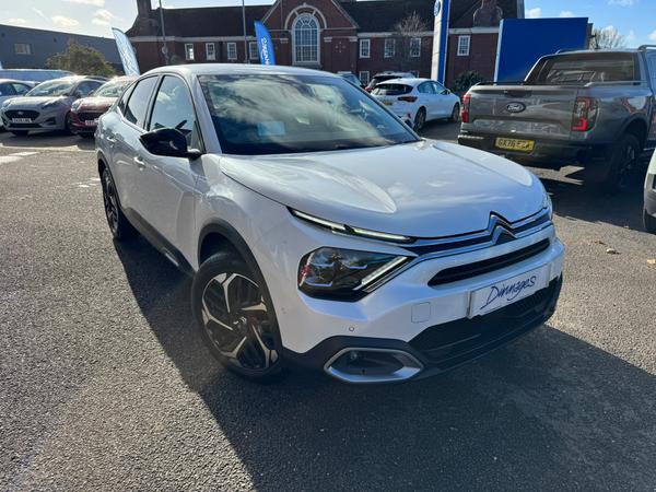 Used 2023 Citroen C4 X 1.2 PureTech Shine Fastback 4dr Petrol EAT8 Euro 6 (s/s) (130 ps) Polar White at Dinnages