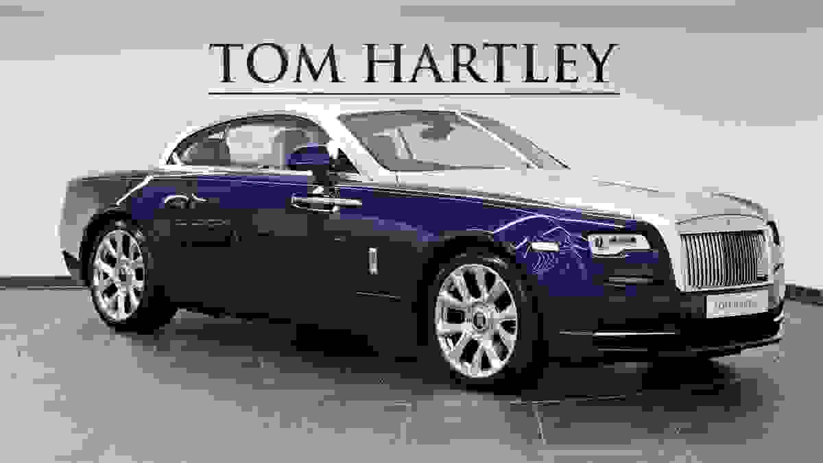 Used 2017 ROLLS ROYCE WRAITH V12 Silver over Royal Blue at Tom Hartley