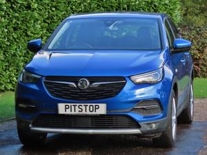 Used 2019 Vauxhall Grandland X 1.2 Turbo GPF Tech Line Nav SUV 5dr Petrol Auto Euro 6 (s/s) (130 ps) Blue metallic at #sitename#