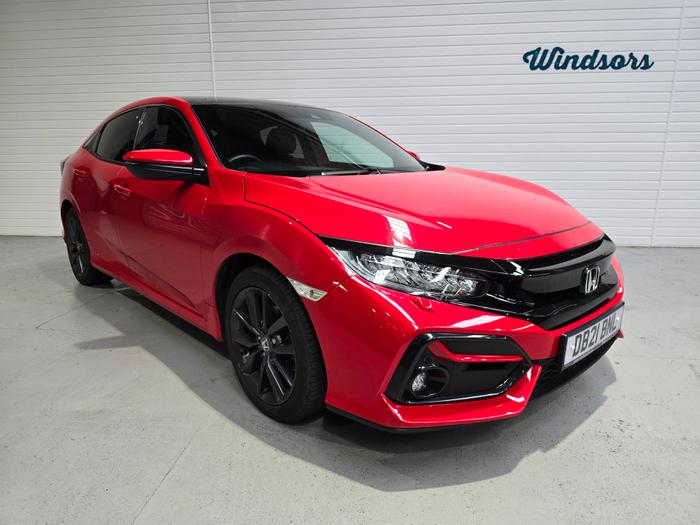 Used 2021 Honda CIVIC VTEC EX RED at Windsors of Wallasey