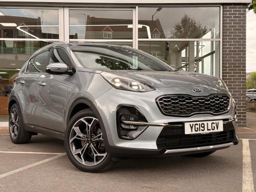 Used 2019 Kia Sportage 1.6 T-GDi GT-Line SUV 5dr Petrol Manual Euro 6 (s/s) (174 bhp) Lunar Silver at Piccadilly Motors