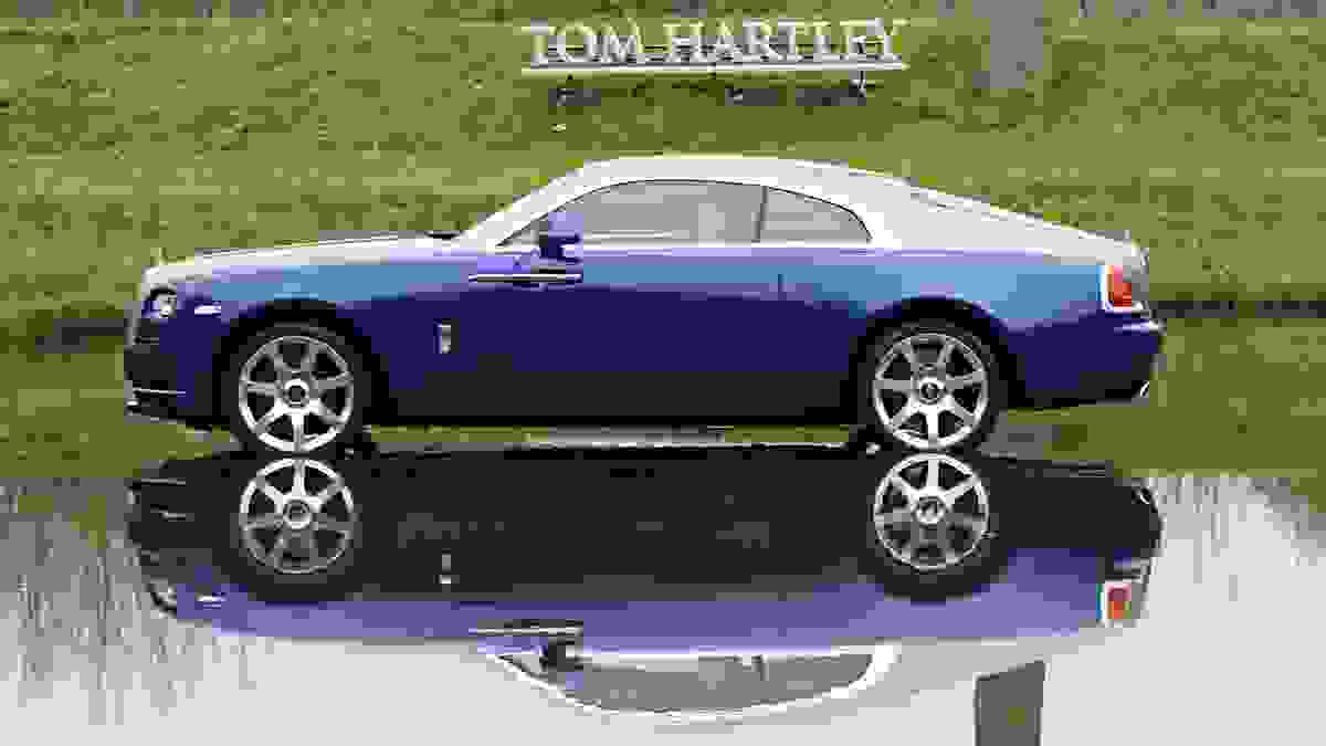Used 2017 Rolls Royce Wraith 6.6 Salmanca Blue & Jubilee Silver at Tom Hartley
