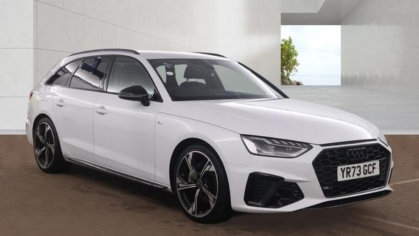 Used 2023 Audi A4 40 TFSI 204 Black Edition 5dr S Tronic White at SERE Motors