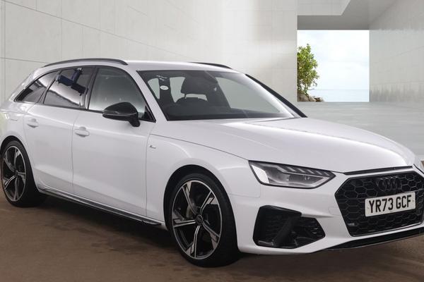 Used 2023 Audi A4 40 TFSI 204 Black Edition 5dr S Tronic White at SERE Motors