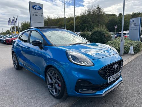 Used 2025 Ford Puma 1.0 MHEV ST 170PS AUTO MEGA SPEC Digital Aqua Blue at Lawtons of Tadcaster