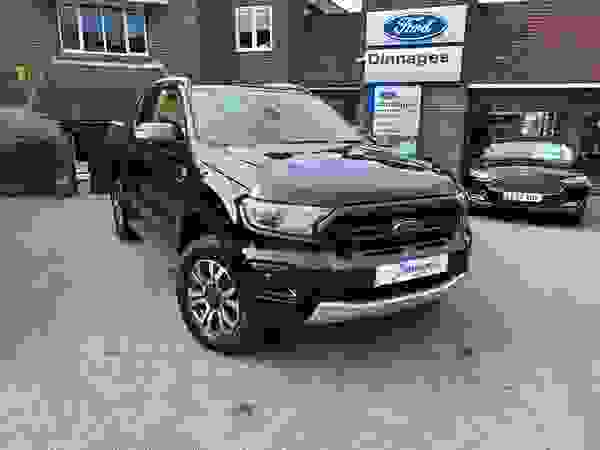 Used 2021 Ford Ranger 2.0 EcoBlue Wildtrak Pickup Double Cab 4dr Diesel Auto 4WD Euro 6 (s/s) (213 ps) Agate Black at Dinnages