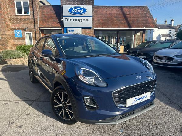 Used 2023 Ford Puma 1.0T EcoBoost MHEV Titanium SUV 5dr Petrol Hybrid DCT Euro 6 (s/s) (125 ps) at Dinnages