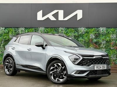 Used 2024 Kia Sportage 1.6 T-GDi ISG 48V GT-LINE S Lunar Silver With Black Roof at Kia Motors UK