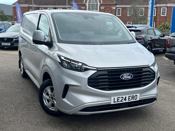 Used 2024 Ford Transit Custom 2.0 280 EcoBlue Limited Panel Van 5dr Diesel Manual L1 H1 Euro 6 (s/s) (136 ps) Moondust Silver at Dinnages