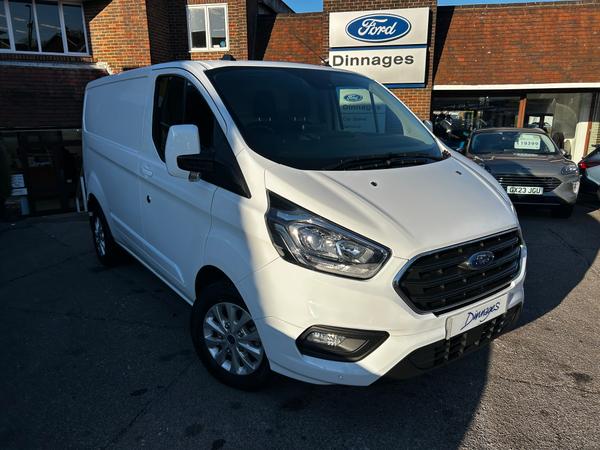 Used 2021 Ford Transit Custom 2.0 280 EcoBlue Limited Panel Van 5dr Diesel Manual L1 H1 Euro 6 (s/s) (130 ps) White at Dinnages
