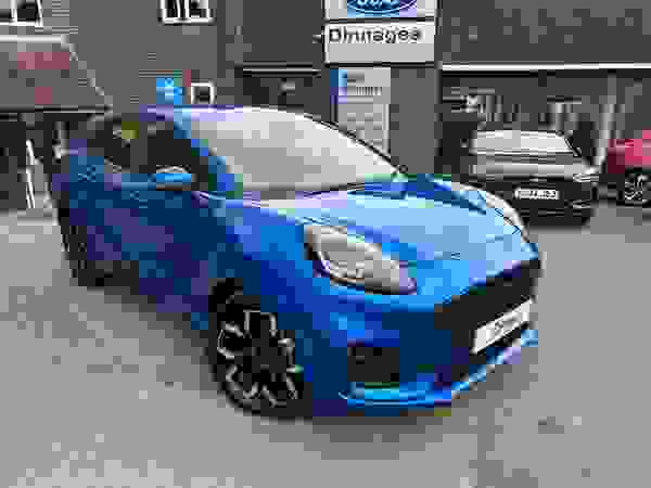 Used 2023 Ford Puma 1.0T EcoBoost MHEV ST-Line X SUV 5dr Petrol Hybrid Manual Euro 6 (s/s) (125 ps) Desert Island Blue at Dinnages