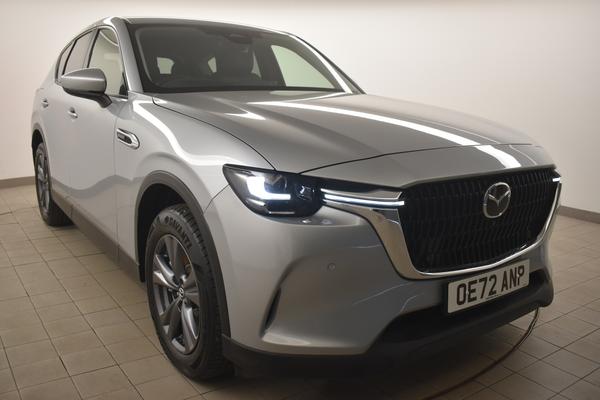 Used 2022 Mazda CX-60 2.5 PHEV Exclusive-Line 5dr Auto Silver at SERE Motors