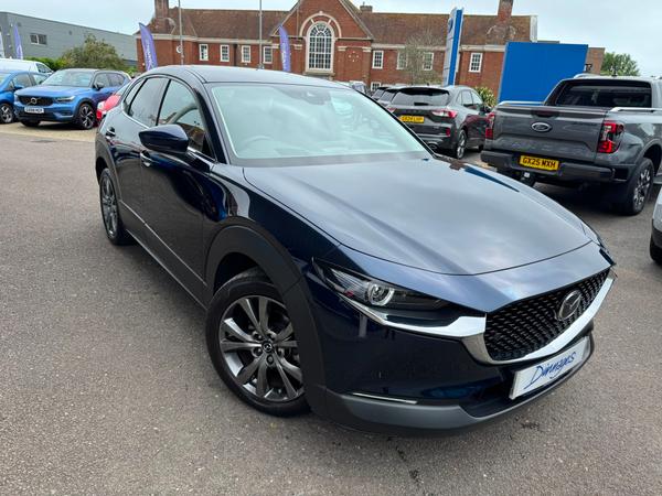 Used 2023 Mazda CX-30 2.0 e-SKYACTIV X MHEV GT Sport SUV 5dr Petrol Auto Euro 6 (s/s) (186 ps) Blue at Dinnages