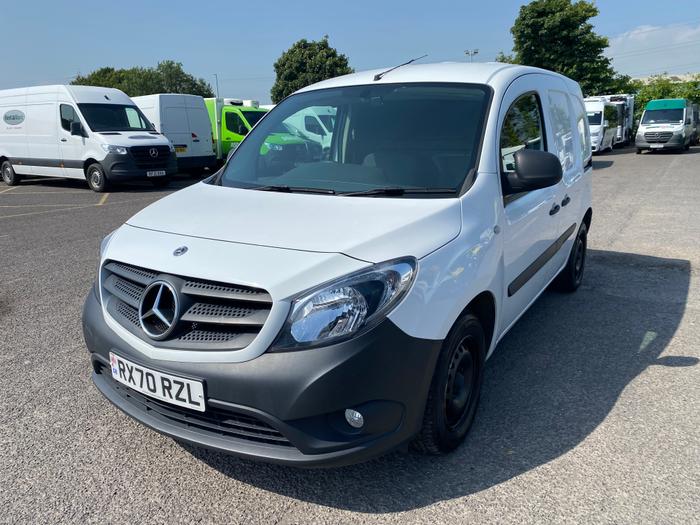 Used 2020 Mercedes-Benz Citan 1.5 109 CDI Pure Panel Van 5dr Diesel Manual L2 Euro 6 (94 ps) White at Rent a Merc - Van & Truck Hire