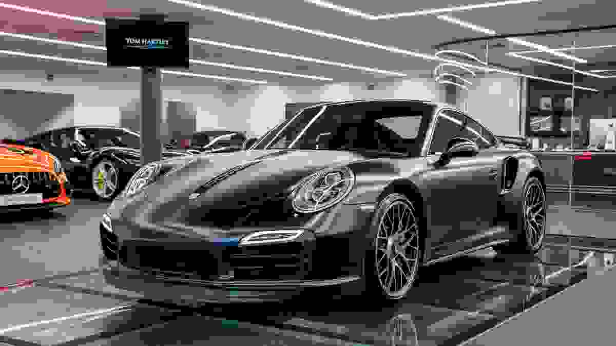 Used 2014 Porsche 911 TURBO S Basalt Black Metallic at Tom Hartley