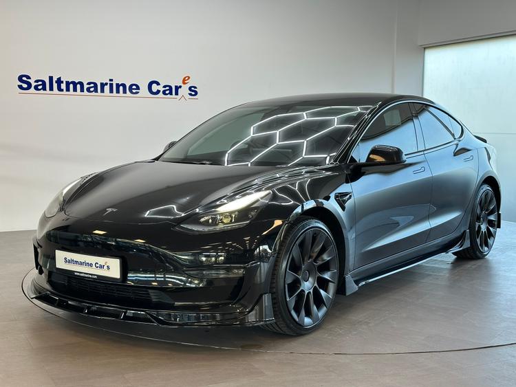 Used 2021 TESLA Model 3 (Dual Motor) Long Range Saloon 4dr Electric Auto 4WDE (346 ps) Black at #sitename#