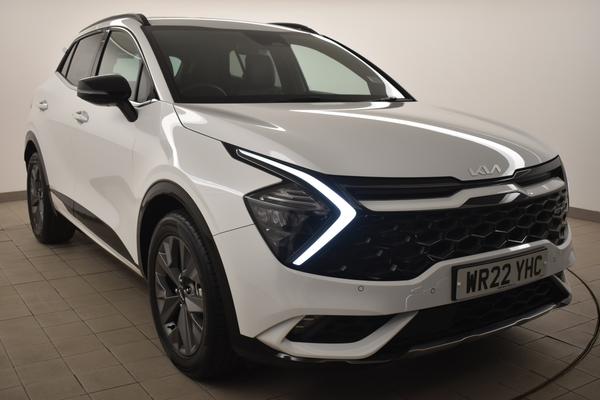 Used 2022 Kia SPORTAGE 1.6T GDi HEV GT-Line 5dr Auto White at SERE Motors