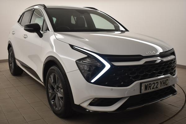 Used 2022 Kia SPORTAGE 1.6T GDi HEV GT-Line 5dr Auto White at SERE Motors