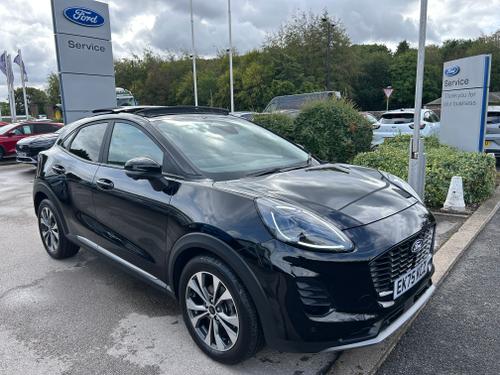 Used 2025 Ford Puma 1.0 MHEV TITANIUM MILD HYBRID MEGA SPEC Agate Black at Lawtons of Tadcaster