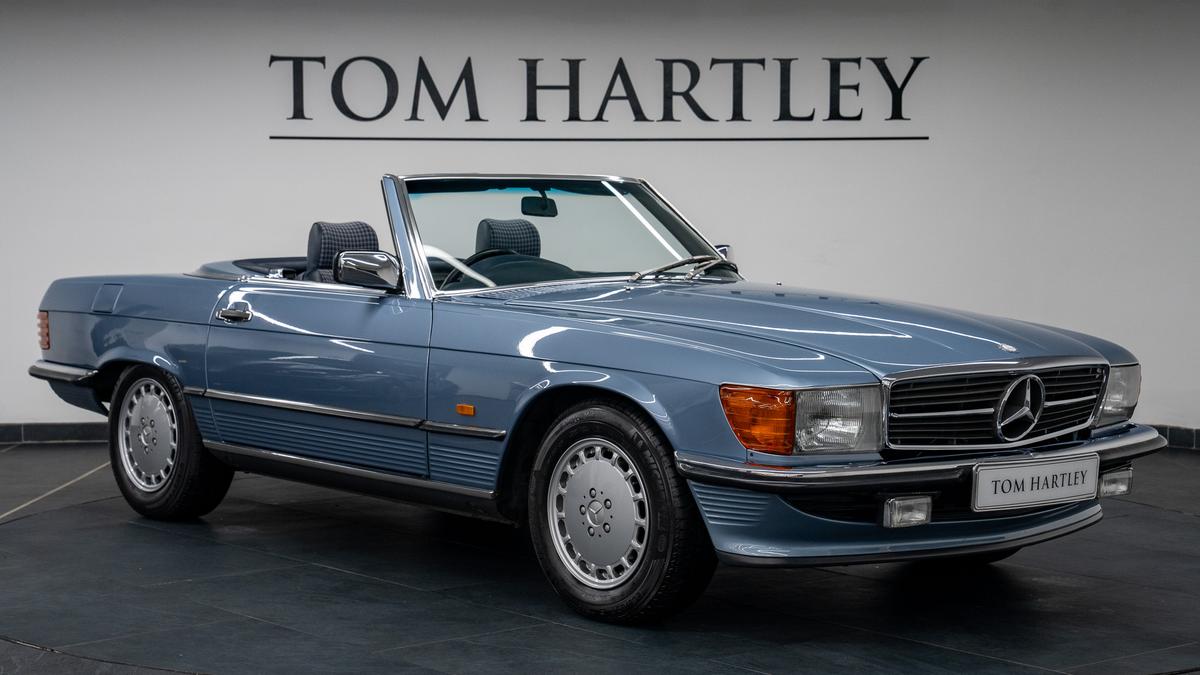 Used 1987 Mercedes-Benz 300 SL Diamond Blue Metallic at Tom Hartley