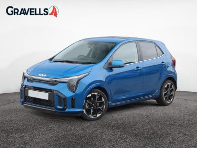Used 2024 Kia PICANTO 1.2 GT-Line S Hatchback 5dr Petrol AMT Euro 6 (s/s) (77 bhp) azure Blue at Gravells