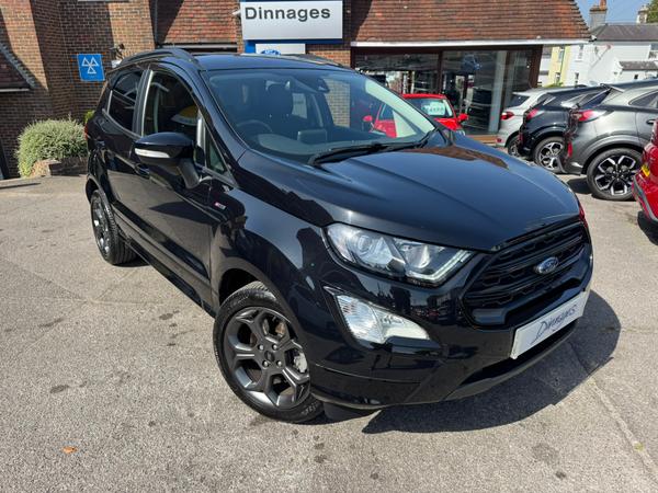 Used 2022 Ford EcoSport 1.0T EcoBoost GPF ST-Line SUV 5dr Petrol Manual Euro 6 (s/s) (125 ps) at Dinnages