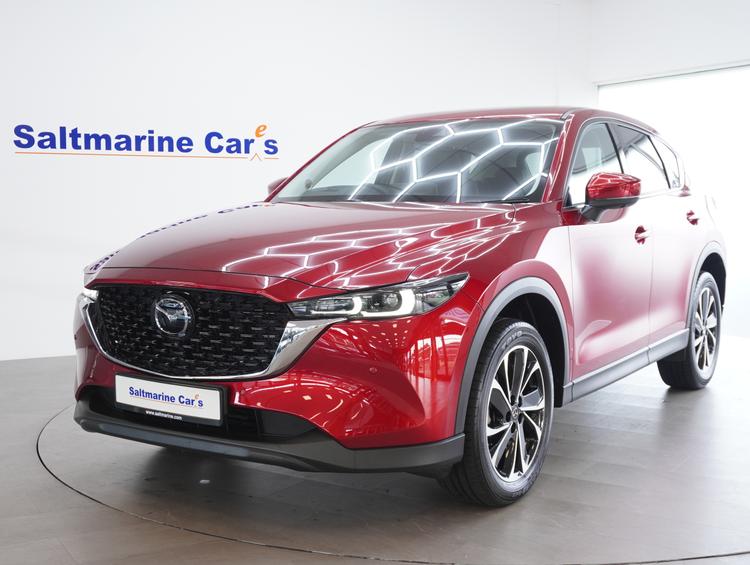 Used 2024 Mazda CX-5 2.0 e-SKYACTIV G MHEV Exclusive-Line SUV 5dr Petrol Manual Euro 6 (s/s) (165 ps) Red at #sitename#