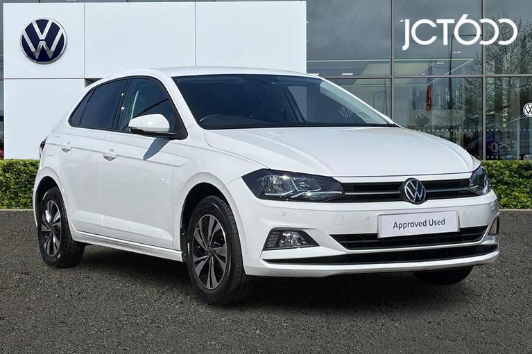 Used 2021 VOLKSWAGEN Polo 1.0 TSI Match Hatchback 5dr Petrol Manual Euro 6 (s/s) (95 ps) White at JCT600