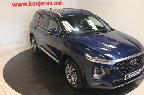 Used 2020 Hyundai Santa Fe 2.2 CRDi Premium SUV 5dr Diesel Manual 4WD Euro 6 (s/s) 7 Seat (200 ps) Blue at Ken Jervis