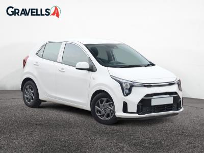 Used 2025 Kia PICANTO 1.0 2 Hatchback 5dr Petrol AMT Euro 6 (s/s) (62 bhp) clear white at Gravells