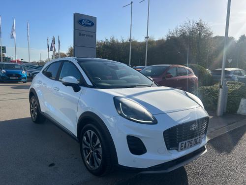 Used 2025 Ford Puma 1.0 MHEV TITANIUM MILD HYBRID AUTO MEGA SPEC Frozen White at Lawtons of Tadcaster