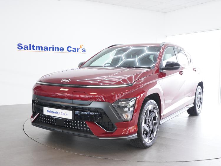 Used 2024 Hyundai KONA 65.4kWh N Line SUV 5dr Electric Auto (218 ps) Ultimate Red at #sitename#