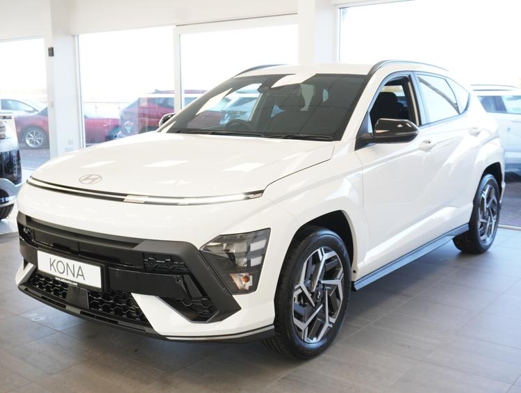 Used 2026 Hyundai KONA 1.6 h-GDi N Line SUV 5dr Petrol Hybrid DCT Euro 6 (s/s) (138 ps) Atlas White at #sitename#